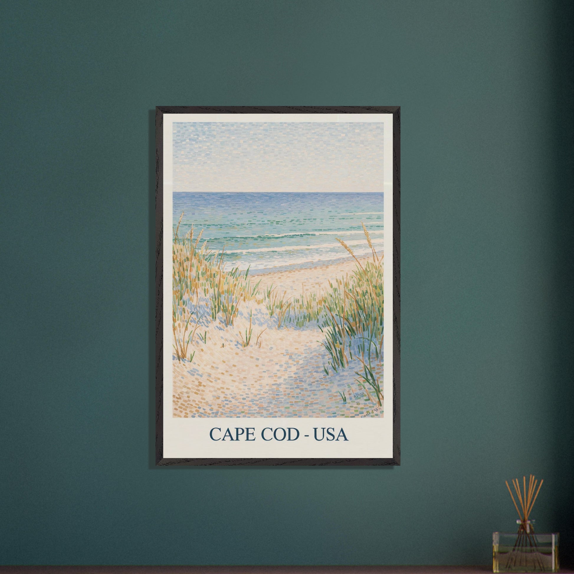 Cape Cod, USA - Van Gogh Style Pointillist Poster
