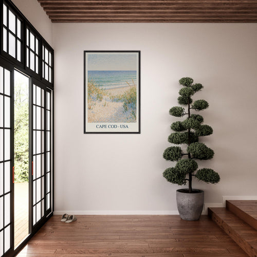 Cape Cod, USA - Van Gogh Style Pointillist Poster